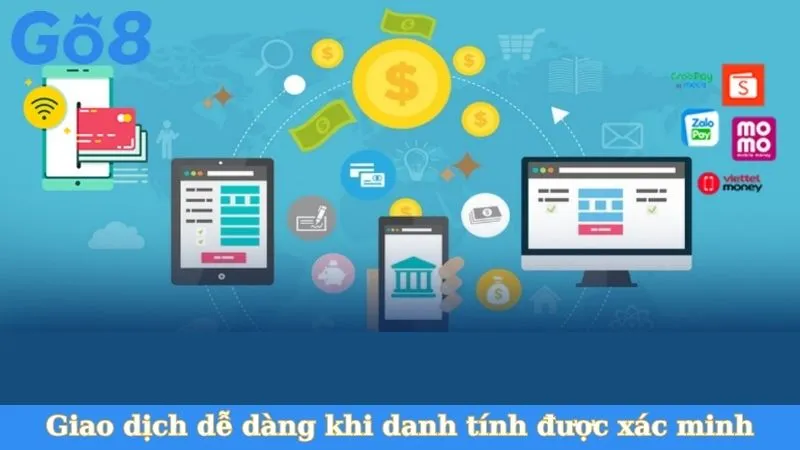 Giao dịch dễ dàng khi danh tính được xác minh